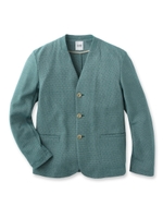 シャンブレーバスケットジャージジャケット/グリーン(022)