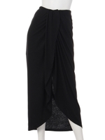 ドレープスカート/ブラック