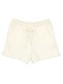 裾フリンジショートパンツ/ホワイト