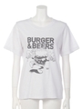 BURGER&BEERS Tシャツ/WHT