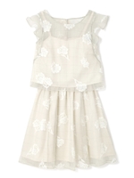 DEVORE CHECK FLORAL/ホワイト(030)