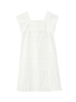 See By Chloe カットワークドットワンピース/ホワイト(001)