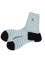 総柄ソックス/ホワイト系(302)