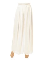 シフォンワイドパンツ/BLACK