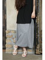 【AZUL by moussy】TCRネップマキシスカート/O/WHT