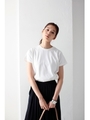 【AZUL by moussy】ペルビアン天竺クルーネック半袖プルオーバー/BLK