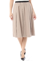 【AZUL ENCANTO】高密度コットン BIGタックスカート/BEG