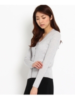 【VERY10月号掲載】シルクウールカーディガン/ブラック(019)