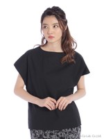 タイプライタープルオーバーブラウス/キャメル