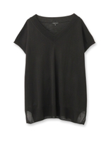 [L]Vネックニットプルオーバー/ピンク系(070)