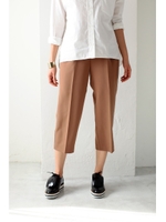 【AZUL by moussy】ハイウエストタックパンツ/CAM