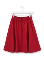 ウエストギャザースカート/ワインレッド(063)
