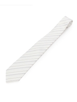 シルクレジメンタルタイ/ホワイト(301)