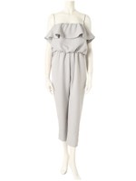 フリルオールインワン/グレー