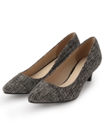 ◆ポインテッドトゥパンプス/ブラック(019)