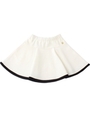 ポンチパイピングスカート/ホワイト(003)