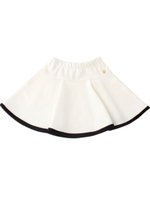 ポンチパイピングスカート/ホワイト(003)