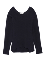 ミドルVネックニットプルオーバー/NVY