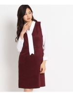 ルザスエードジャンパースカート/ボルドー(064)