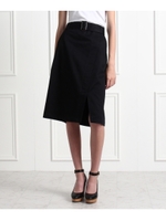 フェイクラップスカート/キャメル(041)