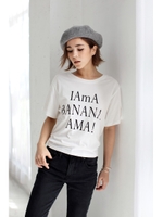 【AZUL by moussy】BANANAバックリボンT/L/BEG