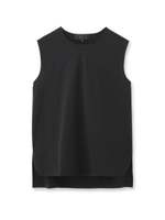 クルーネックノースリーブプルオーバー/チャコールグレー(014)