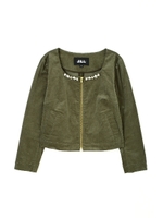 PLUNGE CORD JACKET/カーキ(180)