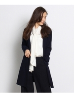 【VERY10月号掲載】ウールガウンジャケット/ブルー系(094)