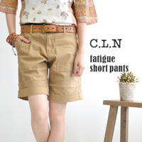 コットンファティーグショートパンツ