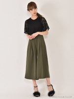 レースコンビオールインワン/ブラック