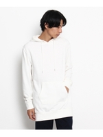 ロングスウェットパーカー/ブラック(019)