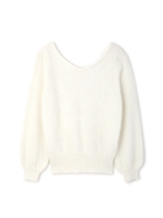 《EDIT COLOGNE》アンゴラ混ニット/ホワイト(031)