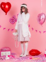 PN HEART skirt/ラベンダー