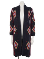 【anap mimpi】オルテガパターンカーディガン/NVY