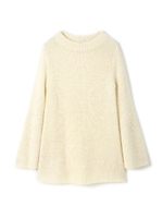 フレアスリーブチュニックニット/ホワイト(031)