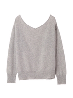 ニットプルオーバー/ライトグレー