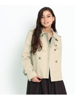 ショートトレンチジャケット/ベージュ系(054)