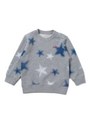 CREWNECK SWEAT FADED STAR (12M〜3T)/アッシュ