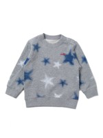CREWNECK SWEAT FADED STAR (12M〜3T)/アッシュ