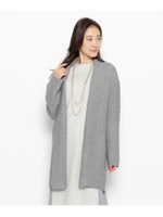 ロングニットカーディガン/ライトベージュ(051)