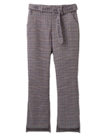 LOGO BELTED SLIM FLARE PANTS/マルチ