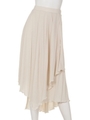 [GREED]SUPER140 WOOL RIB Skirt/IVORY