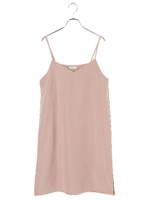キャミソールミディワンピース/ピンクベージュ