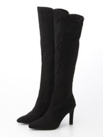 美脚ニーハイブーツ/ブラック