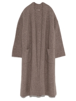 ヤク混カーディガン/GRY