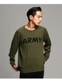 ALPHA INDUSTRIES ARMYコットンニット/カーキ(027)
