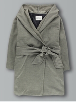 Bigフードガウンコート/キャメル