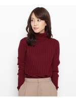 FILIVIVI タートルリブニットプルオーバー/グレー(312)