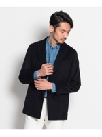 VioletBuffaloWallows ミンクカシミアビーバージャケット/ネイビー(093)