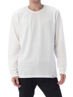 【AZUL by moussy】タック天竺クルーネック長袖プルオーバー/BLK